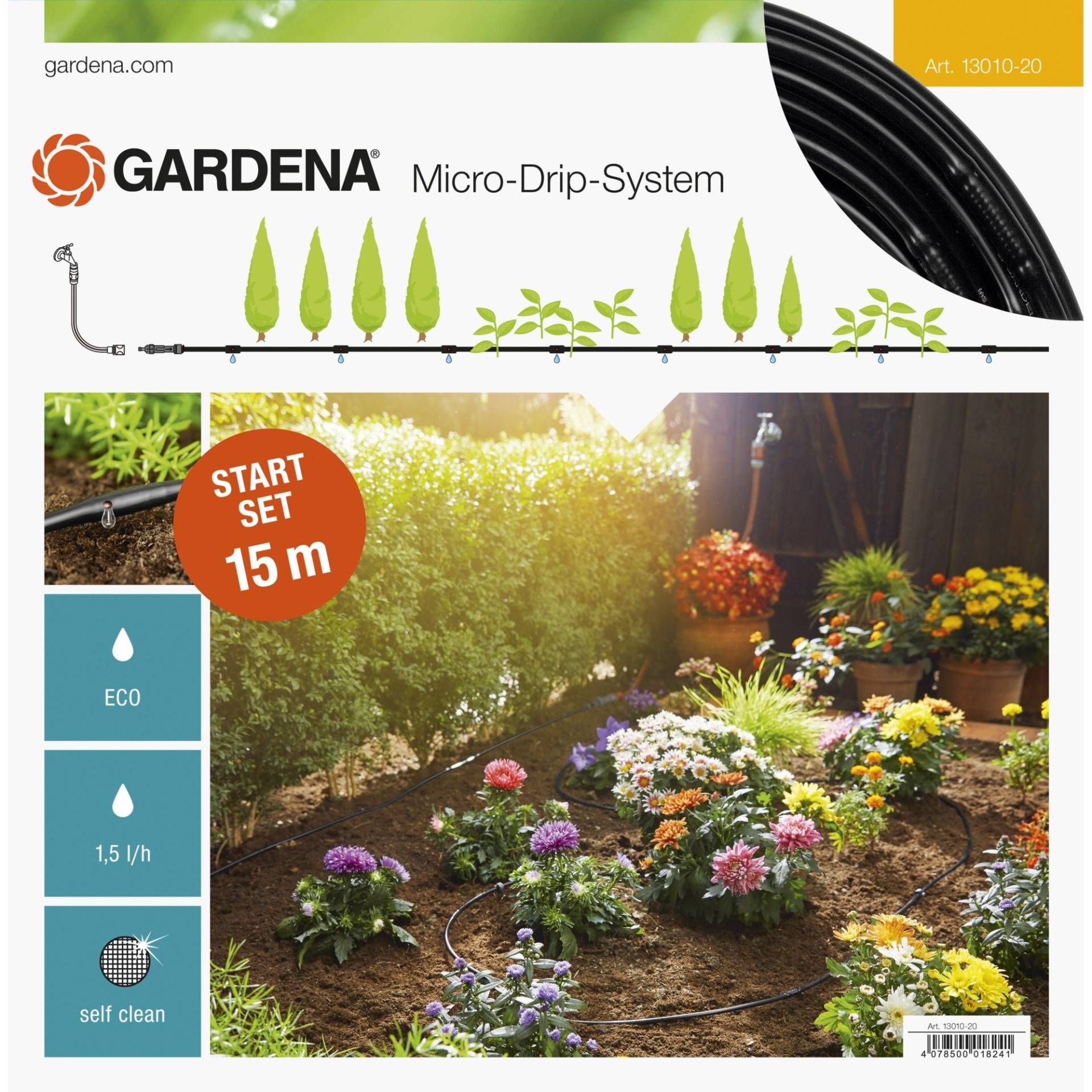 Micro-Drip-System Start-Set Pflanzreihen S, Tropfsystem Micro-Drip-System Start-Set Pflanzreihen S, Tropfsystem von Gardena