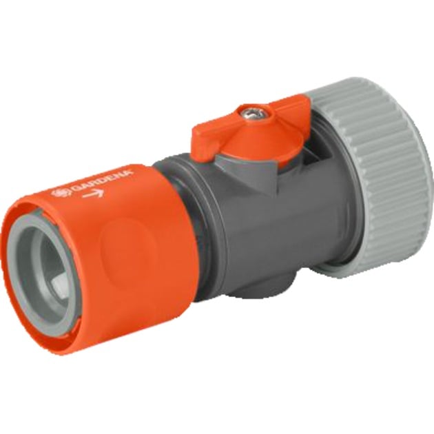 Regulierstop 19mm (3/4"), Schlauchstück von Gardena