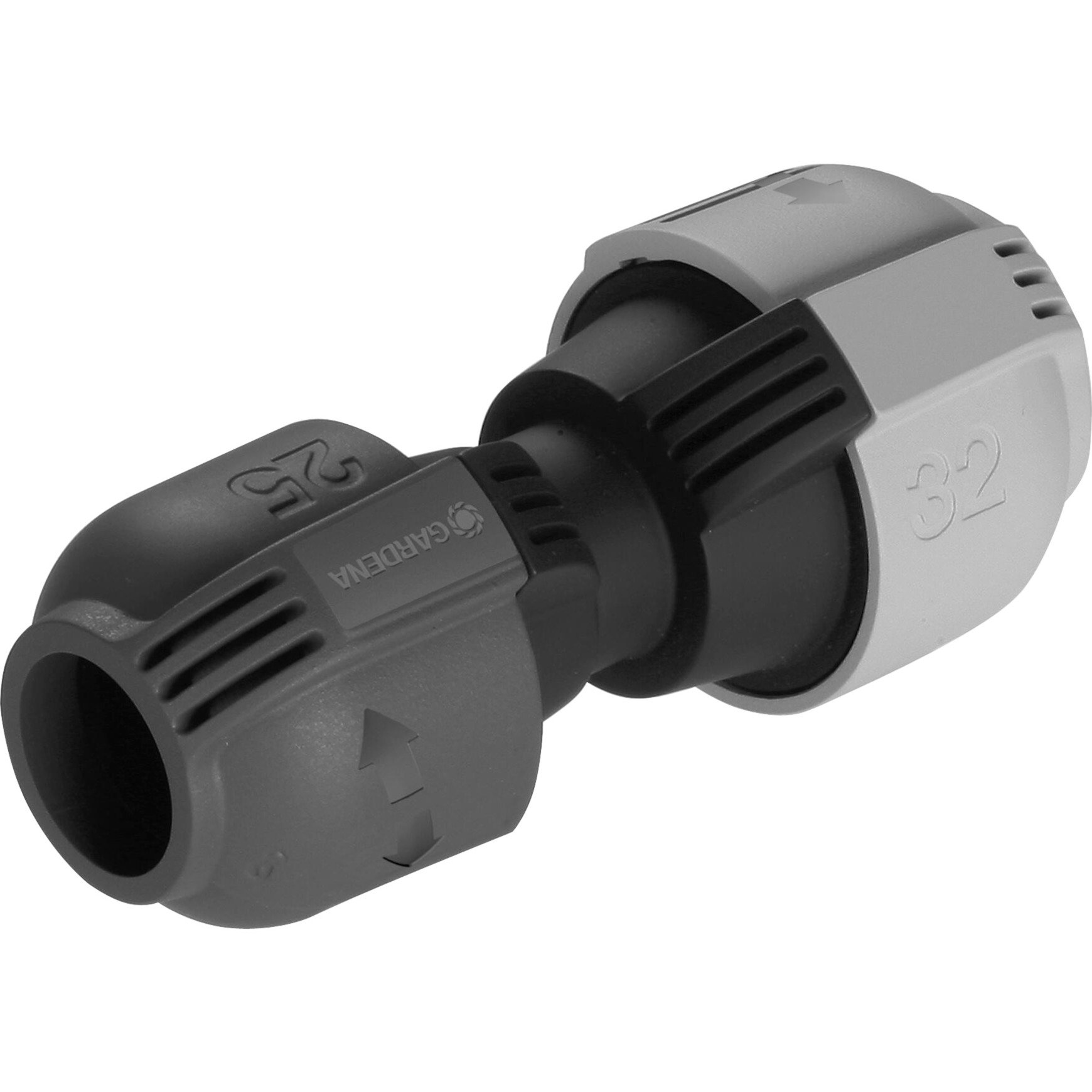 Sprinklersystem Verbinder-Stück mit Reduzierung 32mm > 25mm, Verbindung Sprinklersystem Verbinder-Stück mit Reduzierung 32mm > 25mm, Verbindung von Gardena