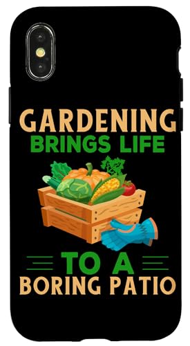 Bringt Leben in langweilige Terrassen-Gartengestaltung für Gärtner Hülle für iPhone X/XS Bringt Leben in langweilige Terrassen-Gartengestaltung für Gärtner Hülle für iPhone X/XS von Gardening Design Ideas For Gardeners