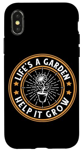 Life's A Garden – Help It Grow Gardening Design für Gärtner Hülle für iPhone X/XS Life's A Garden – Help It Grow Gardening Design für Gärtner Hülle für iPhone X/XS von Gardening Design Ideas For Gardeners