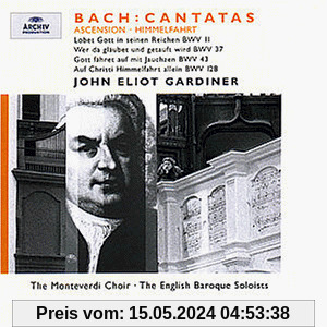 Bach: Cantata Pilgrimage (Kantaten BWV 11, 37, 43, 128) von Gardiner, John Eliot