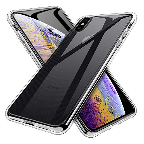 Garegce Hülle Kompatibel mit iPhone XS Max,Ultra-Dünn Transparent HandyHülle iPhone XS Max Silikon, Kristall SchutzHülle,Weiche Case TPU Flexibel, Kratzfest Bumper - Klar von Garegce