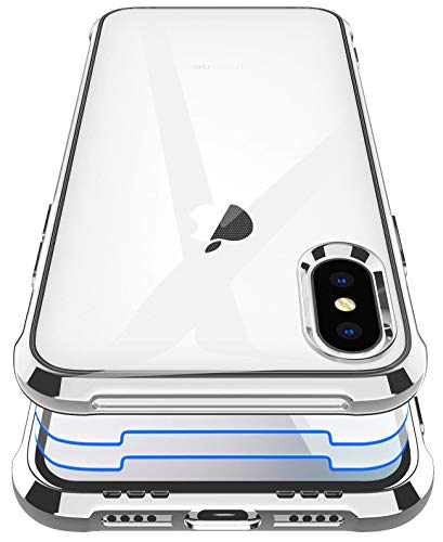 Garegce Schutzhülle für iPhone XS Max, Transparente TPU-Silikon Hülle + 2 Stück Displayschutzfolie, Stoßfest, Bumper für 6,5 Zoll Garegce Schutzhülle für iPhone XS Max, Transparente TPU-Silikon Hülle + 2 Stück Displayschutzfolie, Stoßfest, Bumper für 6,5 Zoll von Garegce