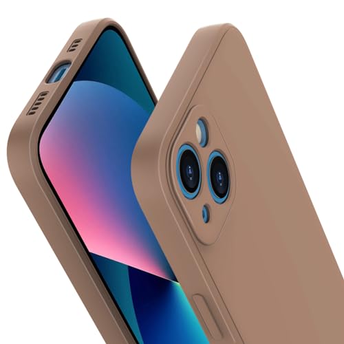 Garegce Silikon Hülle für iPhone 13, Stoßfest Kratzfest Ultradünn Weiche Flüssig Silikon Handyhülle für iPhone 13 – 6,1 Zoll – Braun Garegce Silikon Hülle für iPhone 13, Stoßfest Kratzfest Ultradünn Weiche Flüssig Silikon Handyhülle für iPhone 13 – 6,1 Zoll – Braun von Garegce