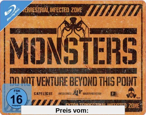 Monsters (limitiertes Quersteelbook) [Blu-ray] [Limited Edition] von Gareth Edwards