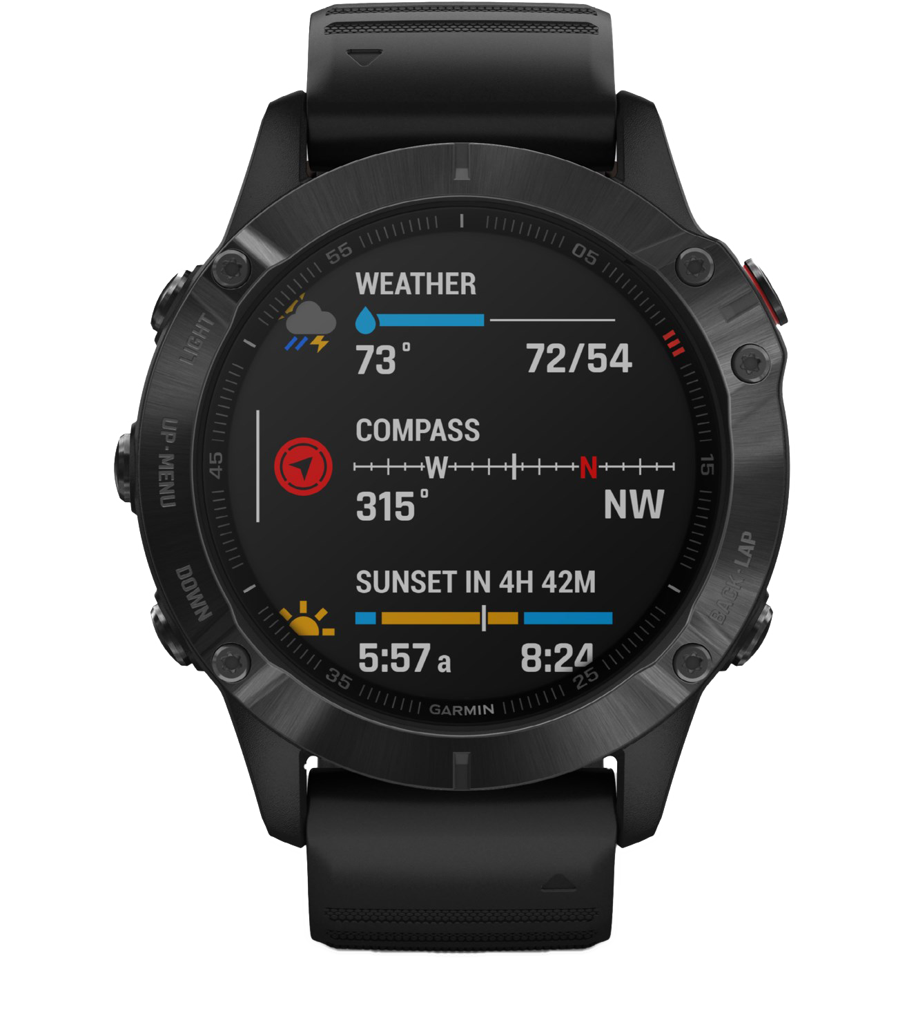 Fenix 6 Pro Schwarz Fenix 6 Pro Schwarz von Garmin