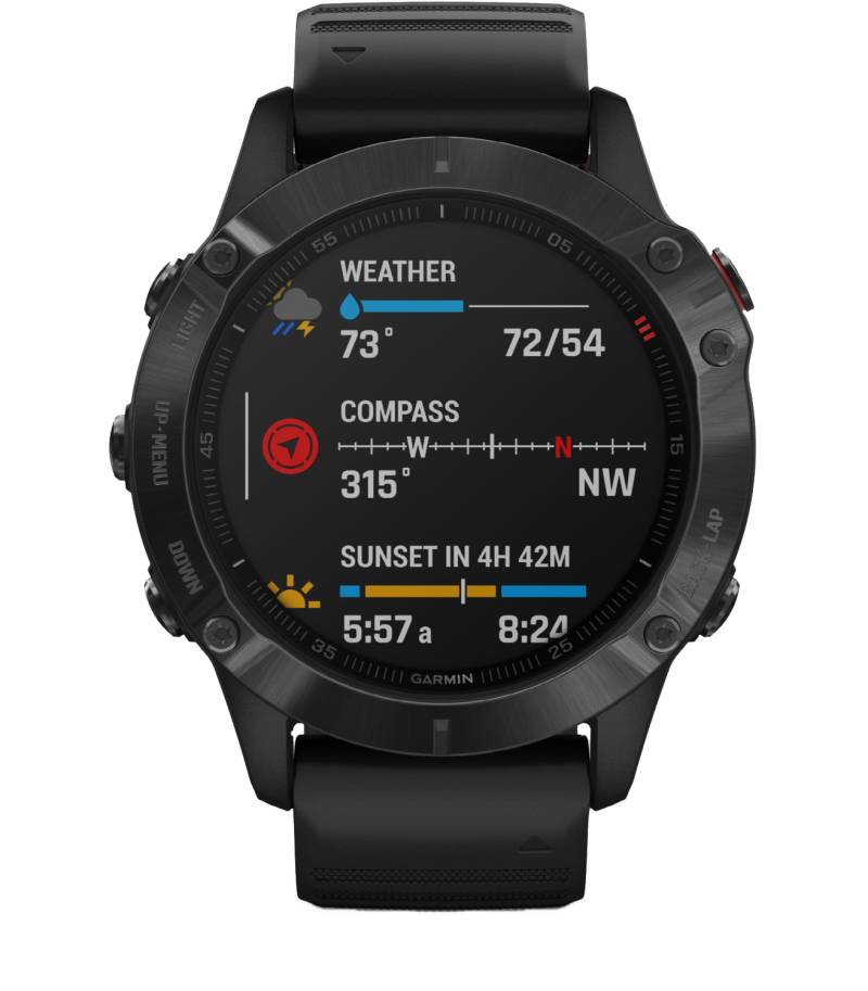 Fenix 6 Pro Schwarz von Garmin