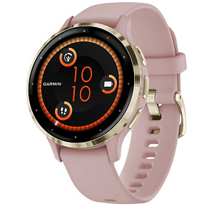 GARMIN Venu 3S Smartwatch dust rose, softgold von Garmin