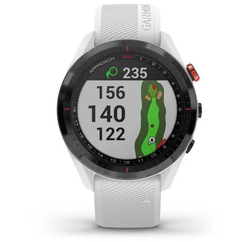 Garmin Approach S62, Smartwatch, High-tech, Bluetooth, GPS Smartwatch (3,3 cm/1,3 Zoll), Gesundheitsfunktionen, Herzfrequenzmesser, Garmin Pay, NFC Zahlungen von Garmin