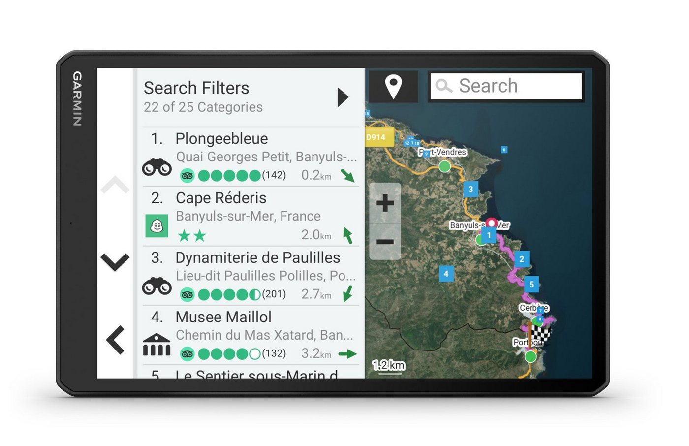 Garmin Camper 1095 MT-D EU Navigationsgerät (Europa (45 Länder), Karten-Updates, Bluetooth) von Garmin
