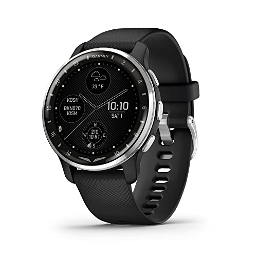 Garmin D2™ Air X10, Touchscreen Aviator Smartwatch mit GPS, Luftfahrtwetter, Anruf und SMS, Gesundheit und Wellness Funktionen und mehr, Schwarz von Garmin