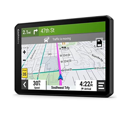 Garmin DriveCam 76 MT-D – Navigationsgerät mit integrierter Dashcam, Kollisionswarner und Spurhalteassistent. 6,95 Zoll (17,7 cm) HD-Display, 3D-EU-Karten mit Umweltzonen, Verkehrsinfos in Echtzeit von Garmin