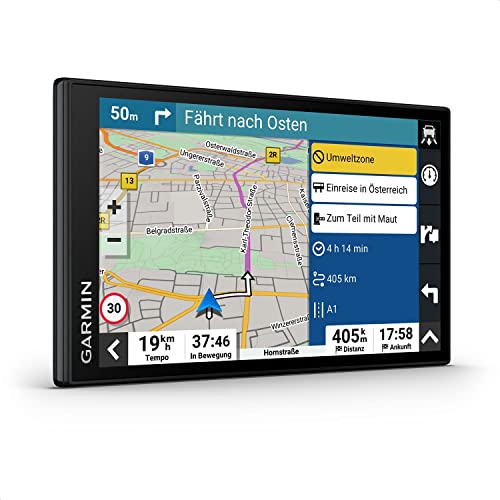 Garmin DriveSmart 66 MT-S Amazon Alexa – Navigationsgerät mit Alexa Built-in, hellem 6 Zoll (15,2 cm) HD-Display, 3D-Europakarten mit Umweltzonen, Verkehrsinfos in Echtzeit (Generalüberholt) von Garmin