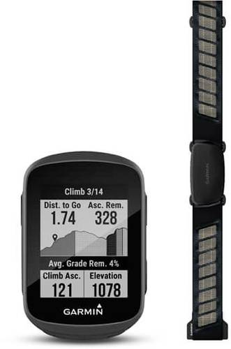 Garmin Edge® 130 Plus Bundle Outdoor Navi Fahrrad Bluetooth®, GLONASS, GPS, spritzwassergeschützt von Garmin