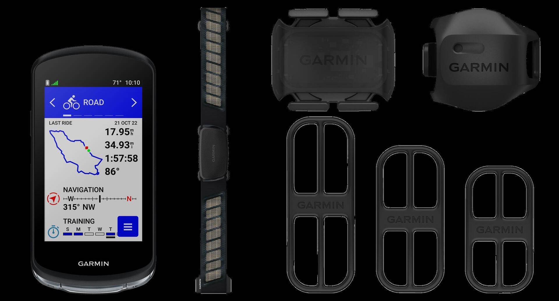 Garmin Edge 1040 8,89 cm (3.5 ) Drahtloser Fahrradcomputer Schwarz (010-02503-11) von Garmin