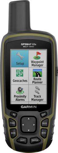 Garmin GPSMAP 65s Outdoor Navi Wandern Europa GLONASS, Bluetooth®, GPS von Garmin