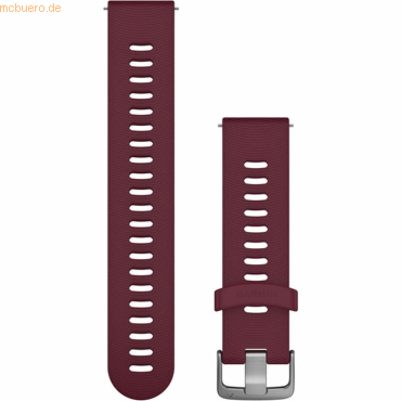Garmin Garmin Ersatzarmband 20mm Silikon Kirschrot von Garmin