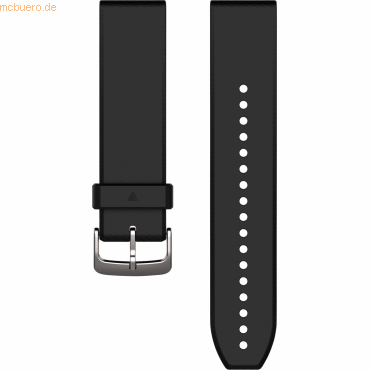 Garmin Garmin Ersatzarmband QuickFit 22 Black/Silver Silicone von Garmin