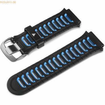 Garmin Garmin Ersatzarmband aus Silikon Schwarzes/Hellblaues von Garmin