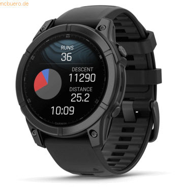 Garmin Garmin FENIX E - 47 mm AMOLED Schwarz/Schiefergrau Garmin Garmin FENIX E - 47 mm AMOLED Schwarz/Schiefergrau von Garmin