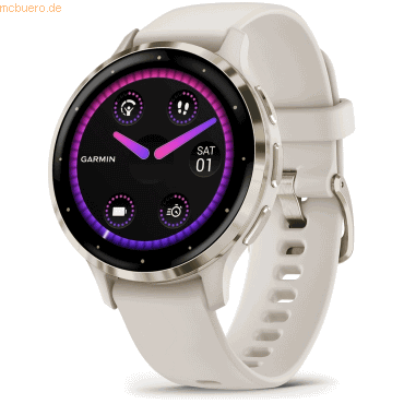 Garmin Garmin VENU 3S Elfenbein/Softgold Garmin Garmin VENU 3S Elfenbein/Softgold von Garmin