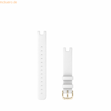 Garmin Garmin Wechselarmband Lily 14mm ital. Leder Weiss/Hellgold Garmin Garmin Wechselarmband Lily 14mm ital. Leder Weiss/Hellgold von Garmin