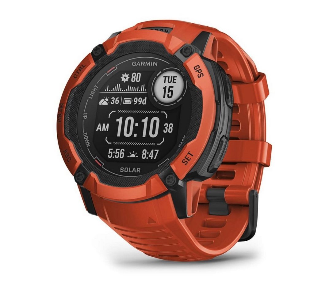 Garmin Instinct 2X Solar Smartwatch (2,8 cm/1,1 Zoll, Proprietär) von Garmin