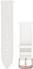 Garmin Quick Release Band - Uhrarmband - 125 - 190 mm - weißes italienisches Leder, 18K rose gold PVD hardware - für Approach S40, Forerunner 245, 645, Venu, vívoactive 3, vívomove 3, HR, Luxe, Style (010-12691-0B) von Garmin