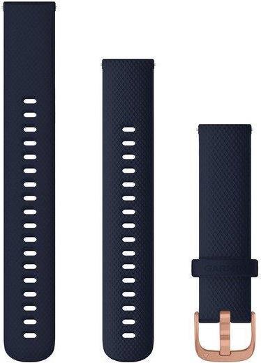 Garmin Quick Release Band - Uhrarmband für Smartwatch - 110 - 195 mm - marineblau, Teile in Rotgold - für Legacy Hero Series Captain Marvel, Venu 2S, vívoactive 4S, vívomove 3S von Garmin
