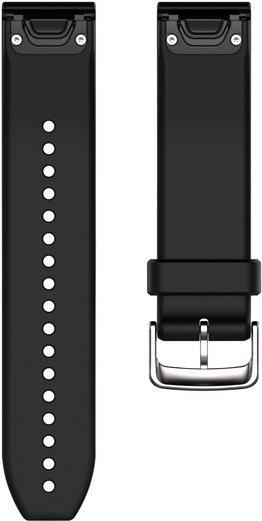 Garmin QuickFit - Uhrarmband - Schwarz, Silber - für Approach S60, fenix 5, 5 Sapphire, Forerunner 935, quatix 5, 5 Saphir Garmin QuickFit - Uhrarmband - Schwarz, Silber - für Approach S60, fenix 5, 5 Sapphire, Forerunner 935, quatix 5, 5 Saphir von Garmin