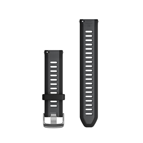 Garmin Schnellwechsel-Armband 20mm, passend für Venu, Venu 2Plus, Venu SQ/ SQ2, vivoactive 3/ 5, vivomove- Serie, Forerunner 55/ 245/ 645, Approach S40/ S42/ S12, D2 Air von Garmin