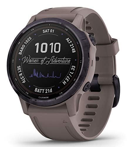 Garmin Smartwatch Fenix 6S Pro Solar dunkelgrau (229) S von Garmin
