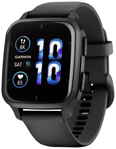 Garmin VENU® SQ 2 Music Smartwatch Schwarz, Schiefer-Grau von Garmin