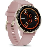 Garmin Venu® 3S Dust Rose/Softgold mit Schnellwechsel-Silikon-Armband von Garmin