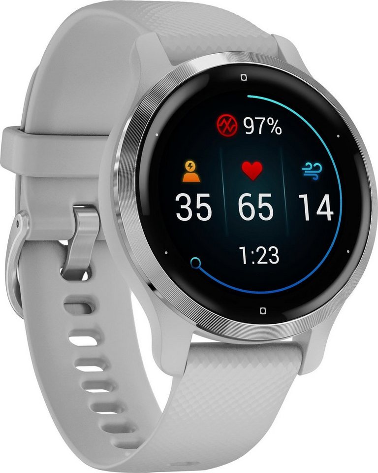 Garmin Venu 2S Smartwatch (2,8 cm/1,1 Zoll), 25 vorinstallierten Sport-Apps von Garmin
