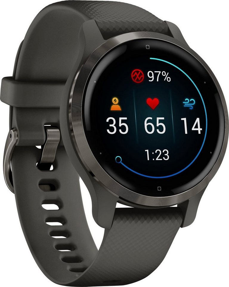 Garmin Venu 2S Smartwatch (2,8 cm/1,1 Zoll), 25 vorinstallierten Sport-Apps von Garmin