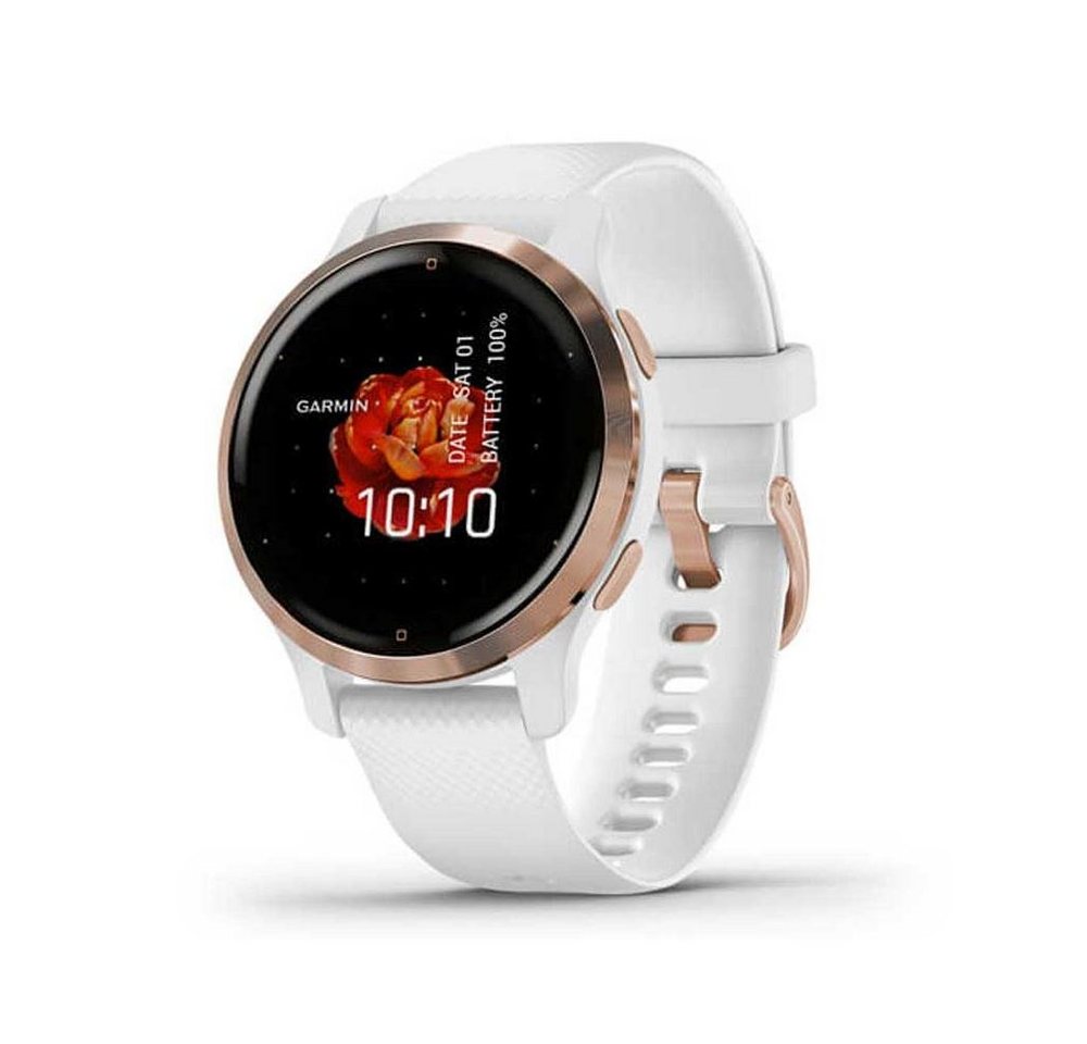 Garmin Venu 2S weiß/rosegold Smartwatch Garmin Venu 2S weiß/rosegold Smartwatch von Garmin