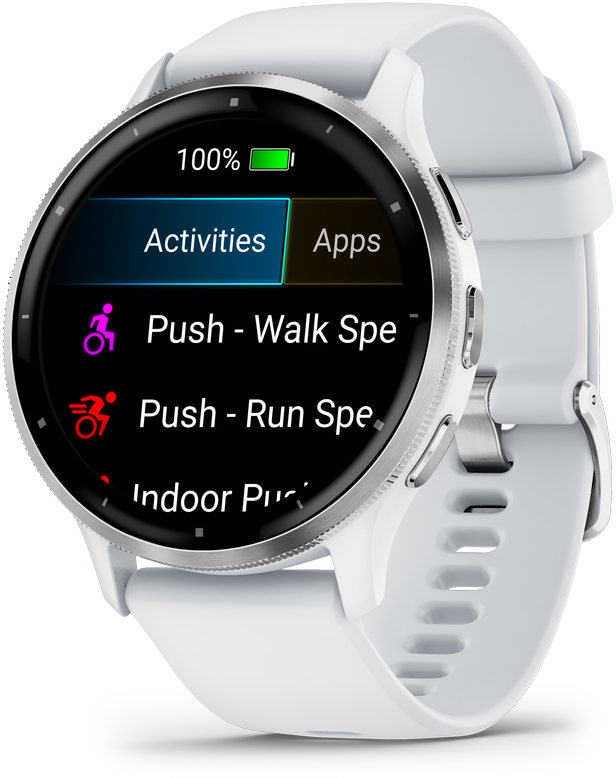 Garmin Venu 3 Smartwatch steinweiss/silber - Smart Watch (010-02784-00) von Garmin