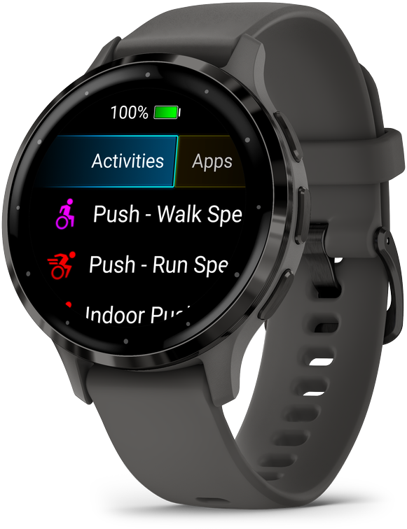Garmin Venu 3S Smartwatch kieselgrau/schiefergrau - Smart Watch (010-02785-00) von Garmin