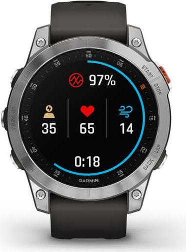 Garmin epix 3,3 cm (1.3 ) AMOLED Silber GPS (010-02582-01) von Garmin