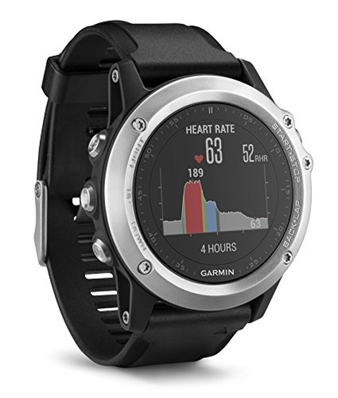 Garmin fenix 3 HR GPS-Multisport-Smartwatch silber/schwarz Garmin fenix 3 HR GPS-Multisport-Smartwatch silber/schwarz von Garmin