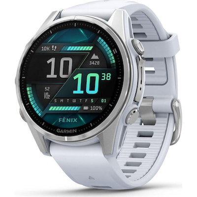 Garmin fēnix 8 - 43 mm AMOLED Steinweiss/Silber Garmin fēnix 8 - 43 mm AMOLED Steinweiss/Silber von Garmin