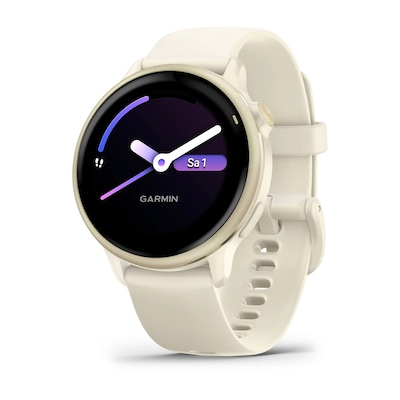 Garmin vivoactive® 6 Bone/Lunargold Aluminium von Garmin