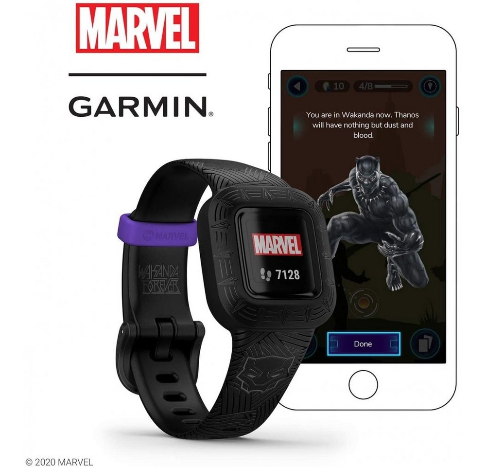 Garmin vivofit jr. 3 Black Panther Aktivitätstracker Fitnesstracker schwarz Smartwatch Garmin vivofit jr. 3 Black Panther Aktivitätstracker Fitnesstracker schwarz Smartwatch von Garmin