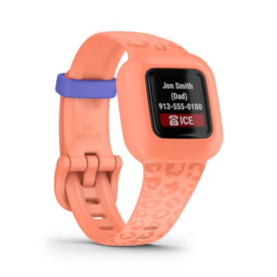 Garmin vivofit jr. 3 Peach Leopard von Garmin