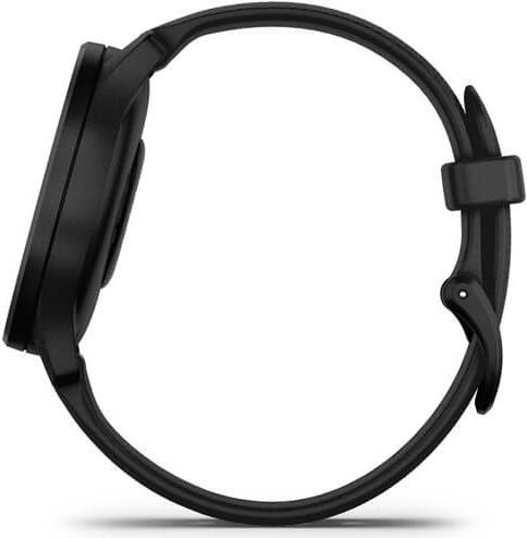 Garmin vívomove Sport - Black with slate accents - intelligente Uhr mit Band - Silikon - Handgelenkgröße: 125-190 mm - einfarbig - Bluetooth, ANT+ - 19 g (010-02566-00) von Garmin