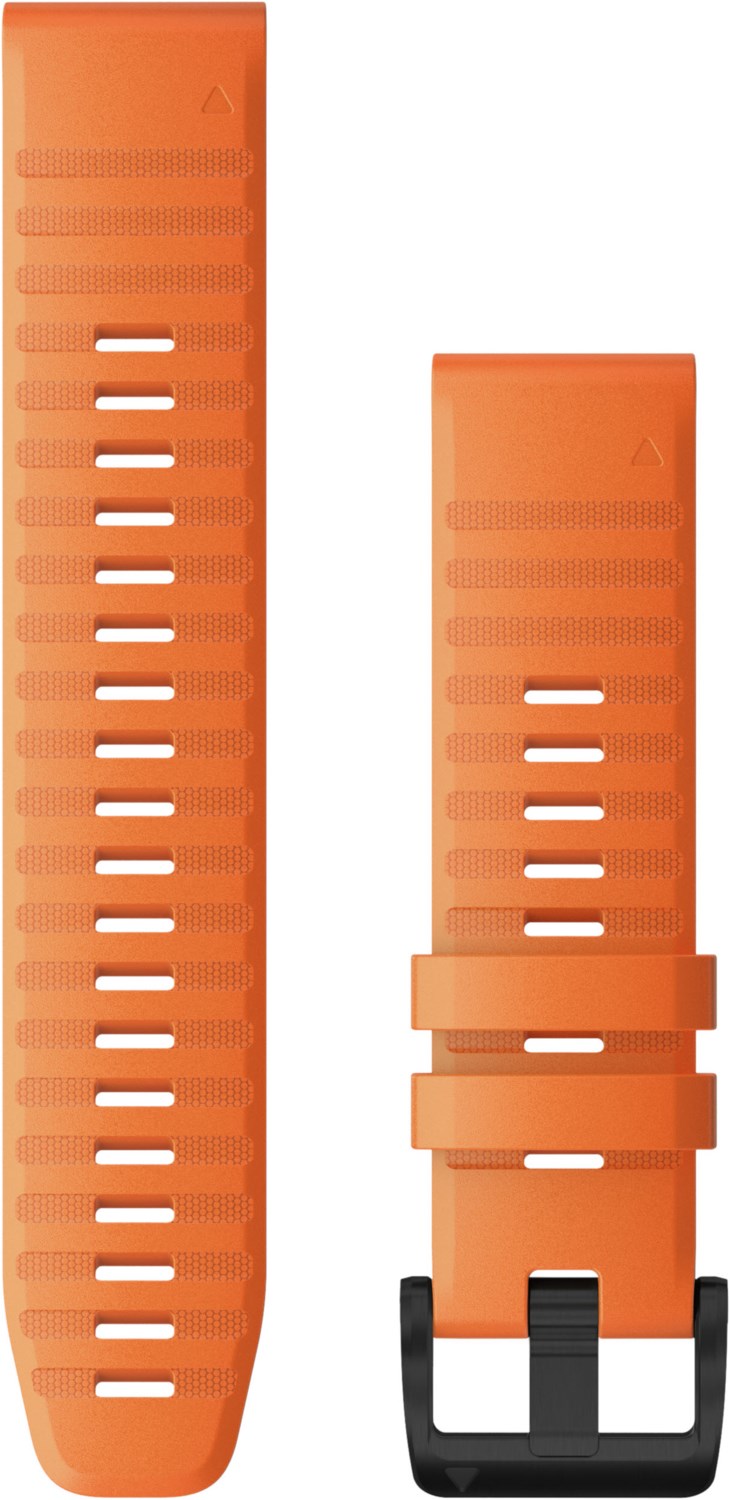 QuickFit Silikonarmband (22mm) orange/schiefergrau von Garmin