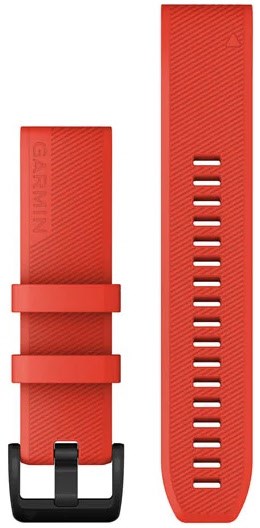 QuickFit Silikonarmband (22mm) rot/schwarz von Garmin