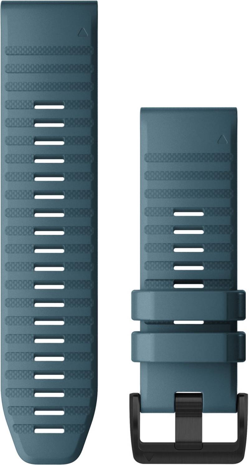 QuickFit Silikonarmband (26mm) für fenix 6X Pro blau/schiefergrau von Garmin